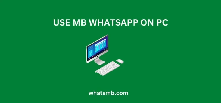 Install MB Whatsapp on PC