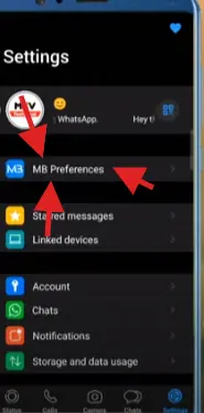 MB prefernce in MB whatsapp