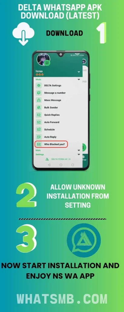 download and install delta whatsapp apk 